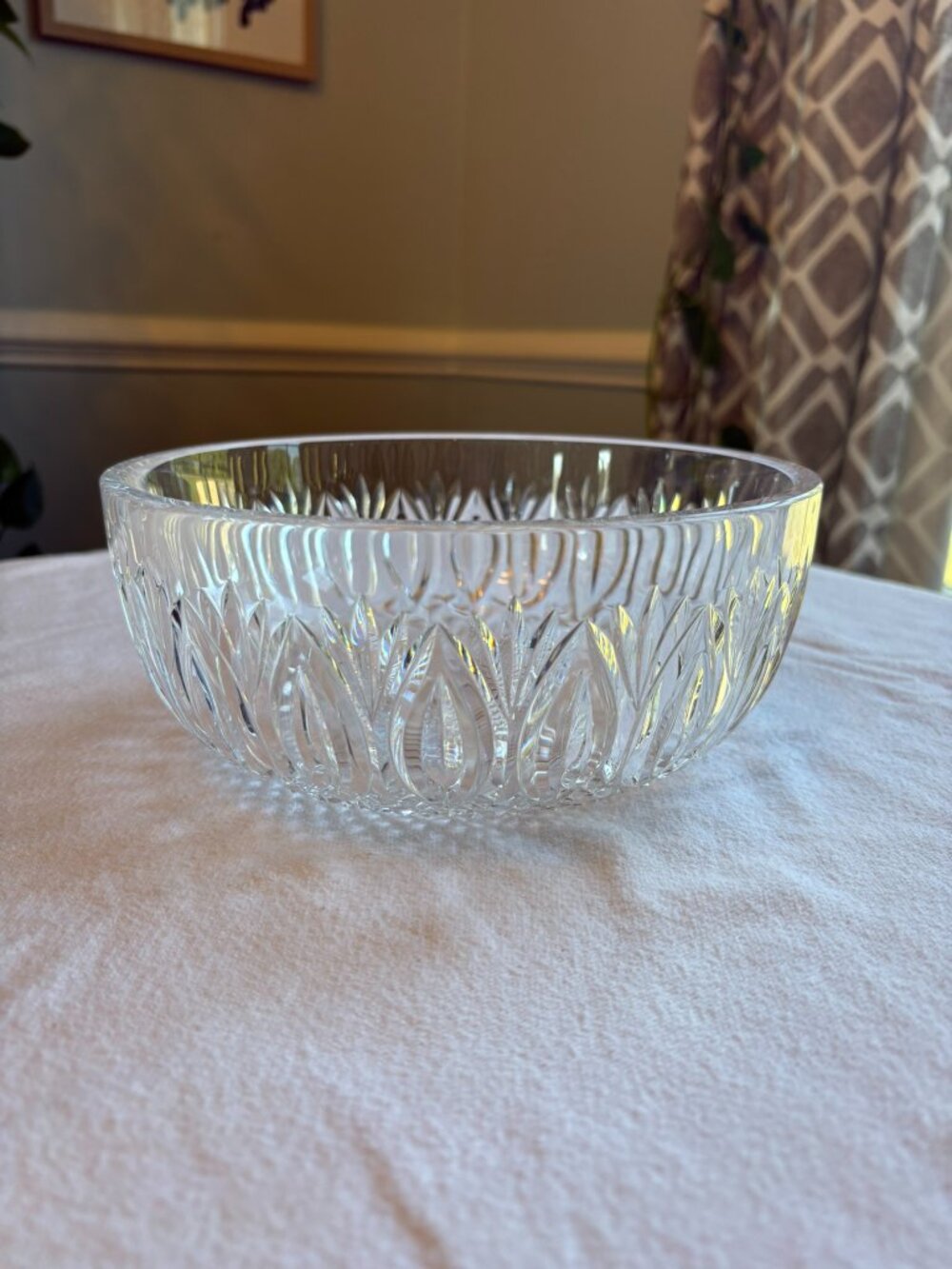 Waterford Crystal Granville 10” Large Brilliant Cut Lead Crystal Bowl - Picture 2 of 4